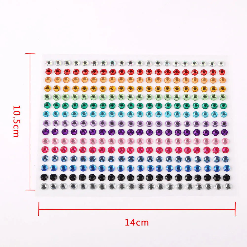 Face Gems Rhinestone Stickers for Festival, Halloween & Party