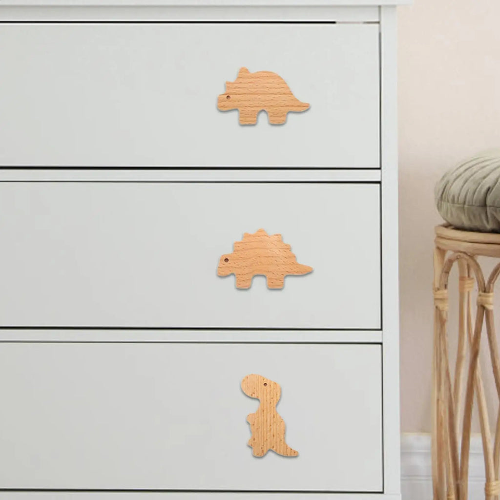 Animal Cabinet Knobs 6 Kids Drawer Pulls Decorative Dresser Dinosaur Zpaxo