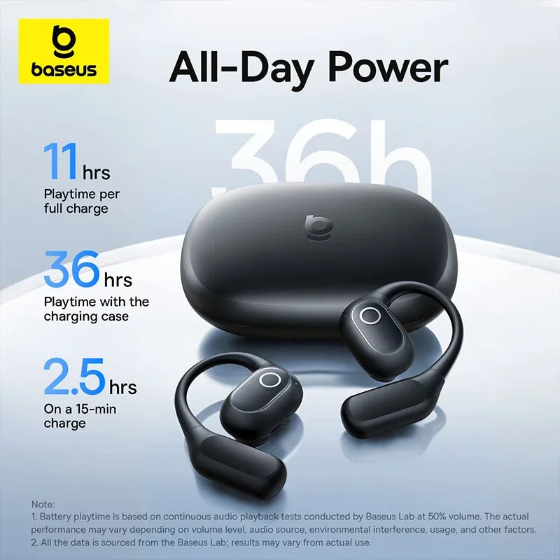 Baseus Eli 2i Fit Open-ear Earphones True Wireless Bluetooth 6 0 Ear Zpaxo