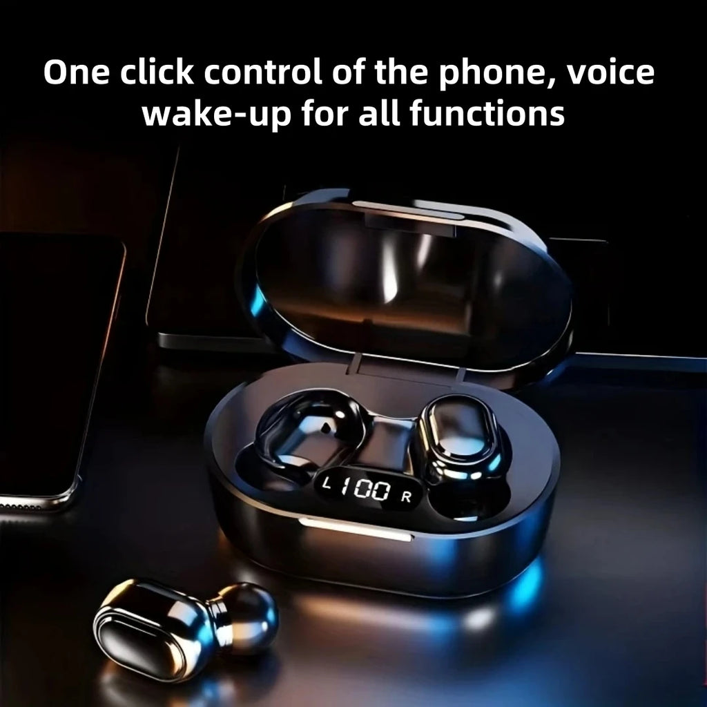 E7S Wireless Bluetooth Headset Mic LED Display Earbuds Iphone Xiaomi Zpaxo