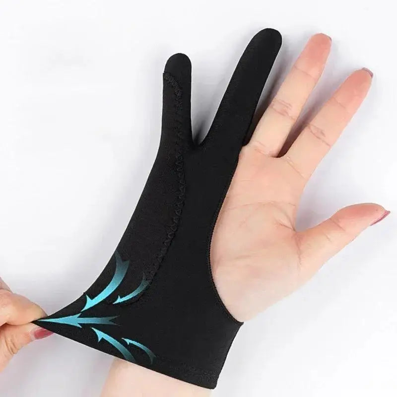 1pcs Two-Finger Drawing Gloves Two Finger Screen Glove Keeps Screen Clean While Sketching For Apple iPad Air Tablet S/M/L Size Zpaxo