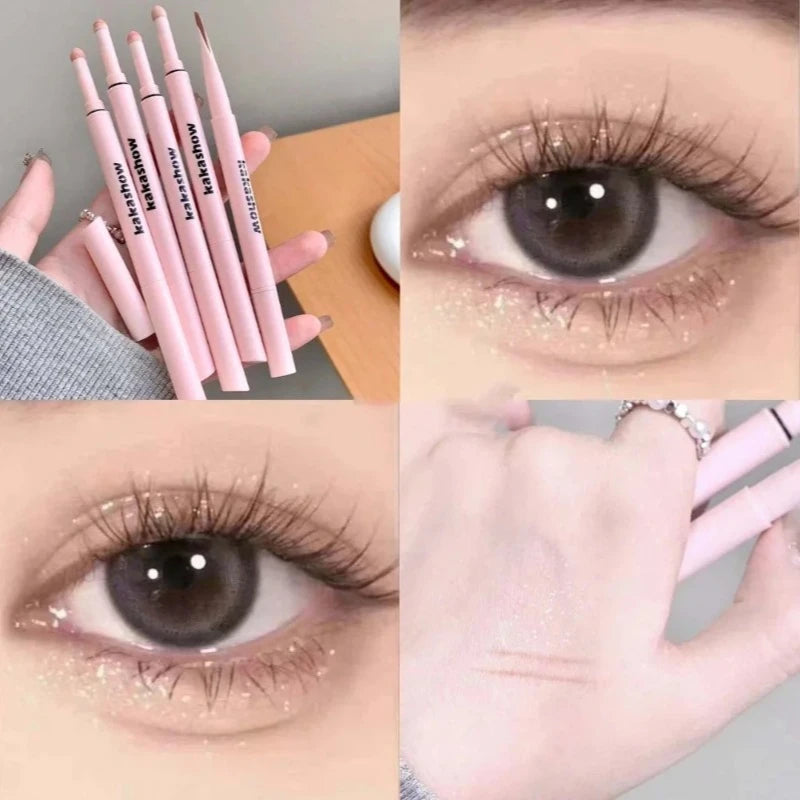Double-end Lying Silkworm Eyeliner Shadow Highlight Glitter Matte Zpaxo