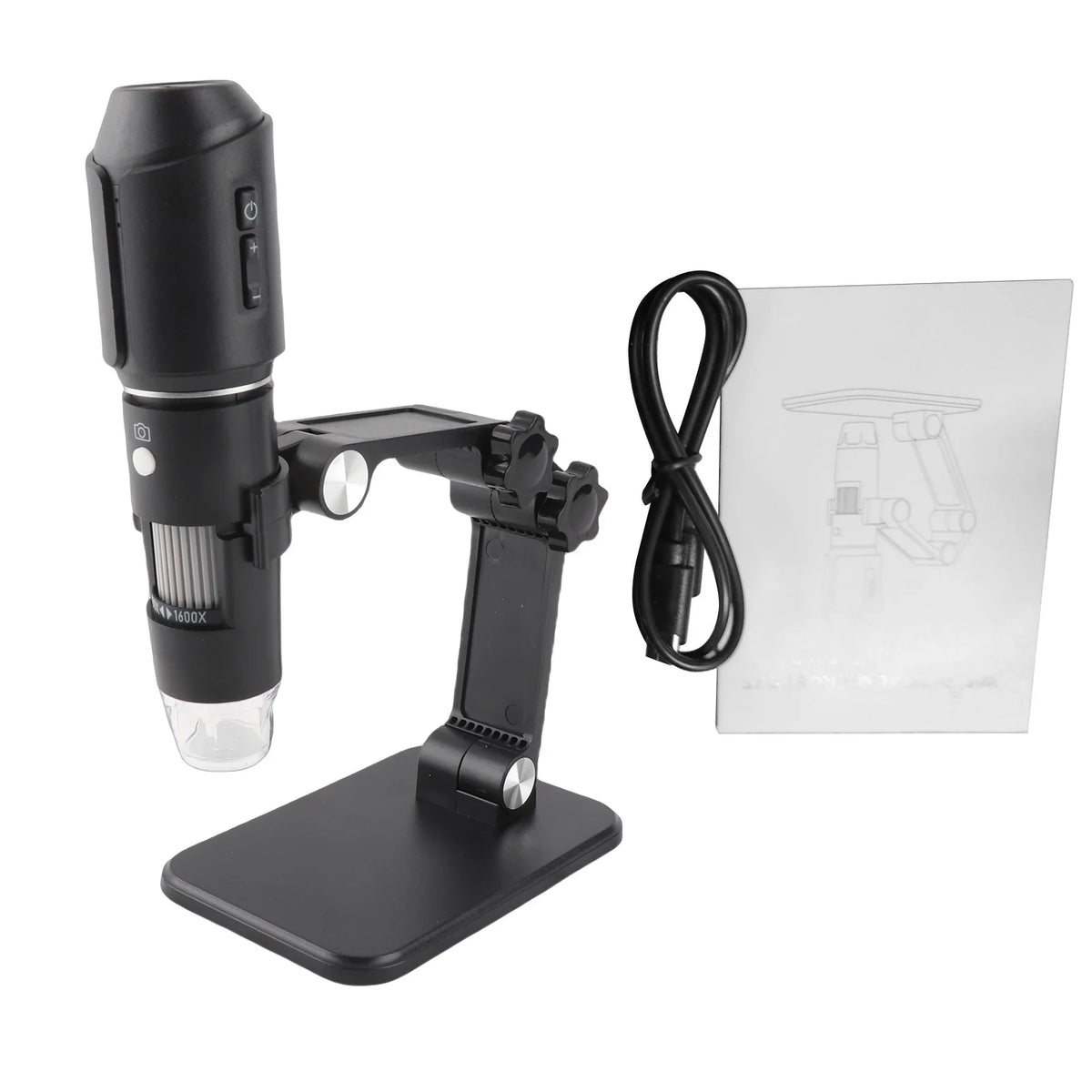 Portable Wifi Digital Microscope 50X-1600X Handheld LED Magnifier 2MP Zpaxo