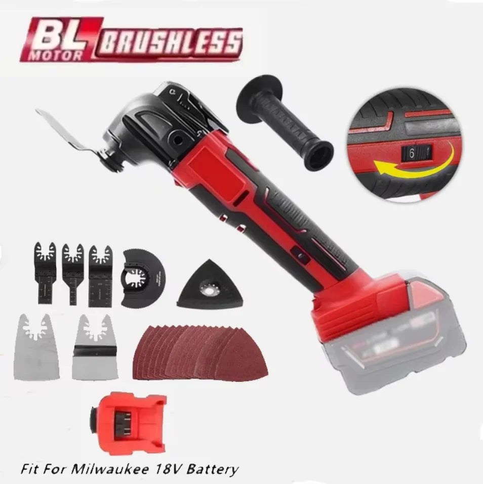 Milwaukee 18V Battery Electric Oscillating Multi Function Tool 6 - Without Battery Zpaxo