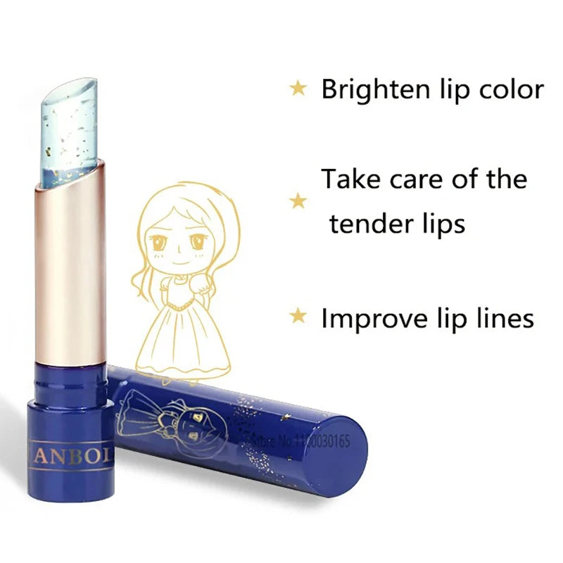 Princess Crystal Temperature Change Moisturizing Lipstick Star Zpaxo