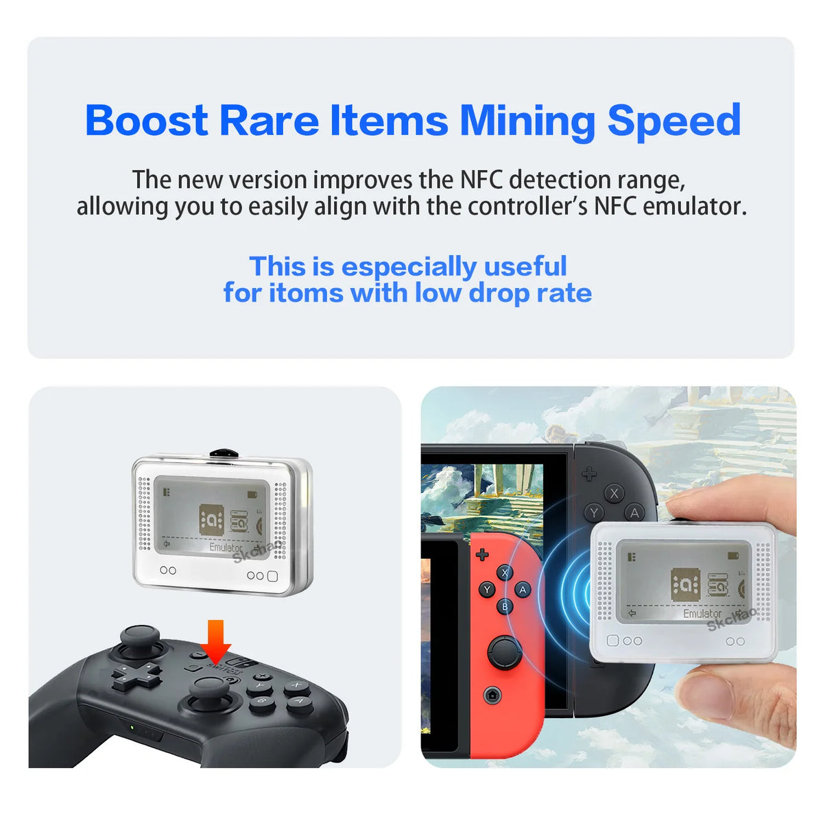 New NFC Game Simulator Infinite Card Swipe Smart For Amiibo Emulator Universal For Switch 3DS Wii U Accessories Zpaxo