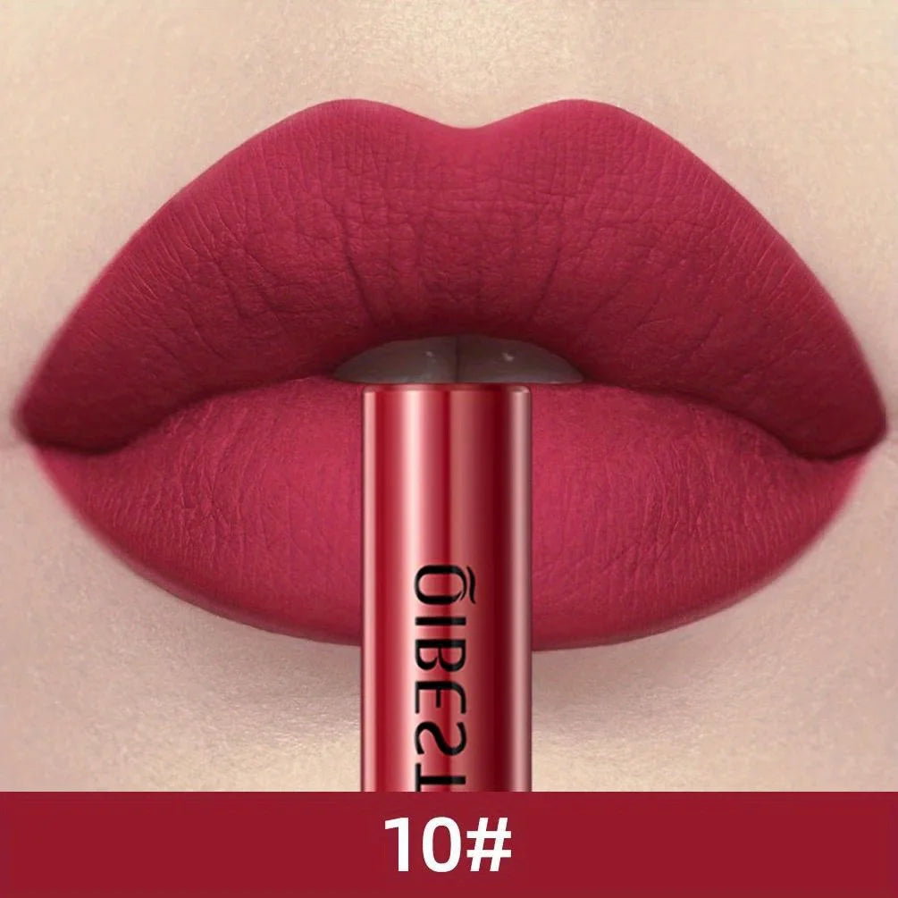 Matte Liquid Lipstick Waterproof Long Lasting Velvet Mate Nude Red Lip Gloss Lint Tube Makeup Cosmetic Lipsticks Lipgloss Zpaxo 10