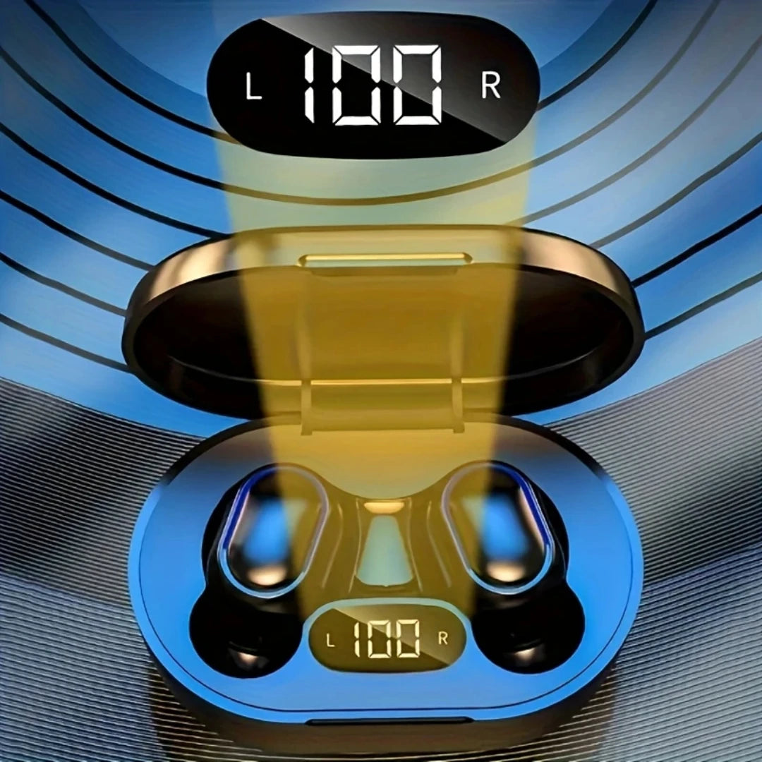 E7S Wireless Bluetooth Headset Mic LED Display Earbuds Iphone Xiaomi Zpaxo