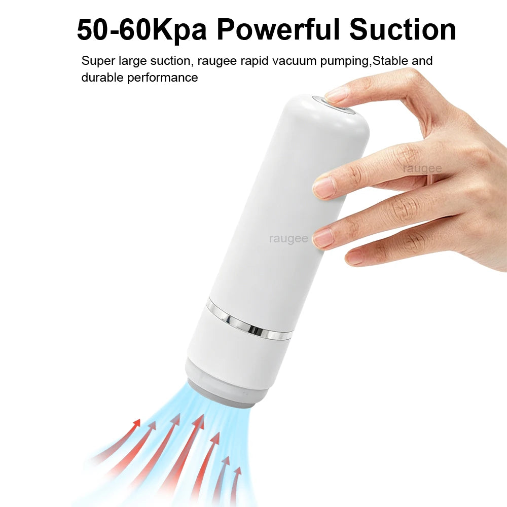 Handheld Vacuum Sealer Machine Mini Pump Portable Food Home Storage Zpaxo