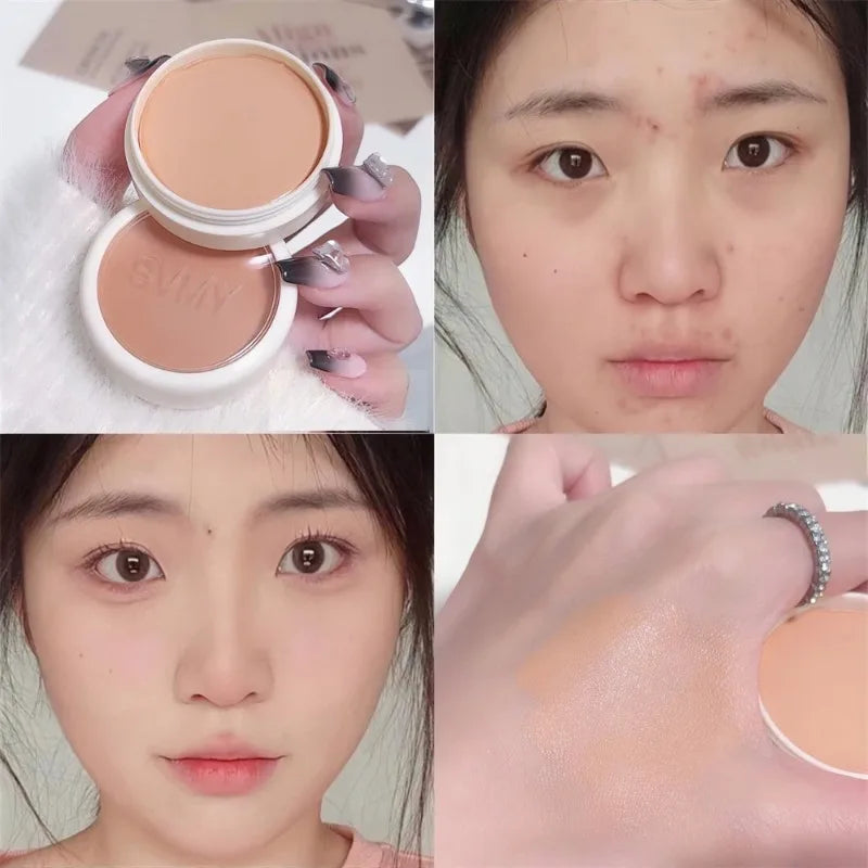 Waterproof Sweatproof Concealer Cream Single Coverage Dark Eye Zpaxo 02 Natural color