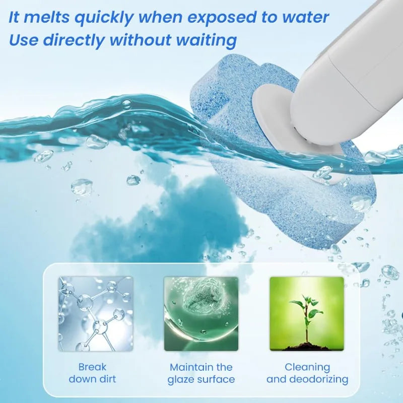 Disposable Toilet Brush Replaceable Wall-mounted Long Handle Toilet Brush Cleaning Tools WC Bathroom Accessories Zpaxo