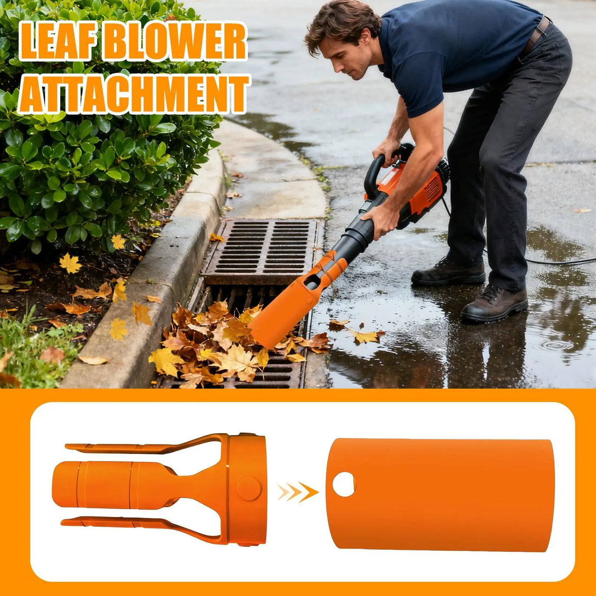Universal Leaf Blower Nozzle Attachment Turbo Air Flow Booster Zpaxo