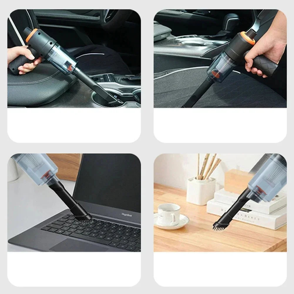 6000Pa Wireless Car Vacuum Cleaner Cordless Handheld Cleaning Robot Zpaxo