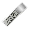 Aquarium Thermometer Electronic LCD Digital Fish Tank Temperature Zpaxo Silver