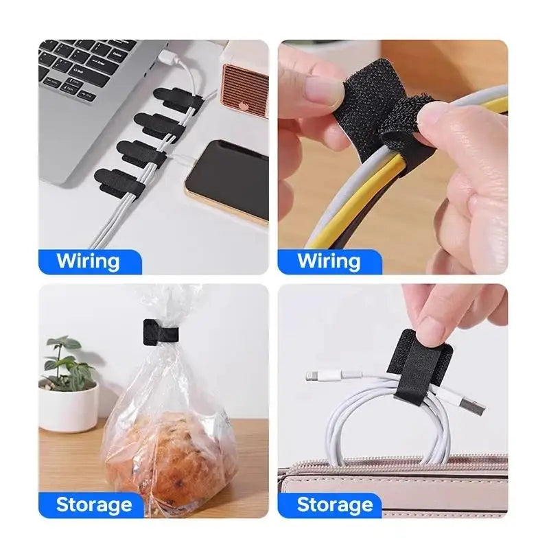 5 10 Reusable Cable Ties Fastening Wire Organizer Cord Rope Holder Zpaxo