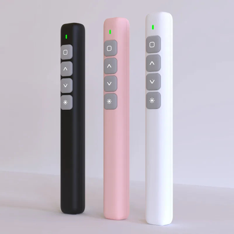 Whiteboard Remote Control Pen Meeting Remote Presentation PPT Laser Flip Pen Remote Controller Laser Pointer For Office Supplies Zpaxo