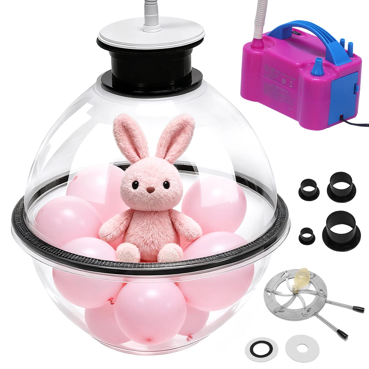 110V US Balloon Stuffing Machine Air Pump Expander Packing DIY Zpaxo