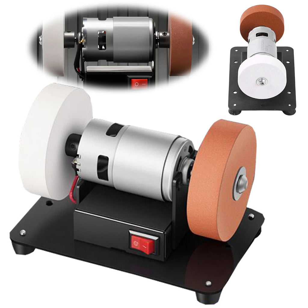 Multifunctional Grinding Polishing Machine 2 Wheels Electric Bench Zpaxo