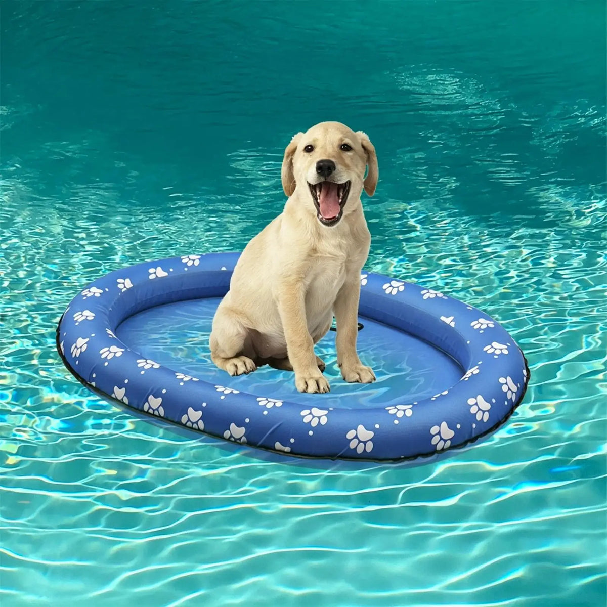 Dog Pool Float Waterproof Portable Foldable Swimming Soft Cooling Pet Zpaxo Default Title