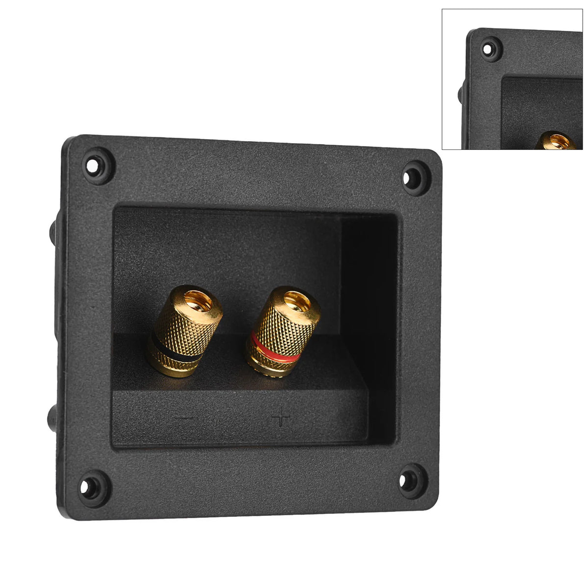 Terminal Box Acoustic Components Hifi Speaker 2 Copper Binding Post Zpaxo
