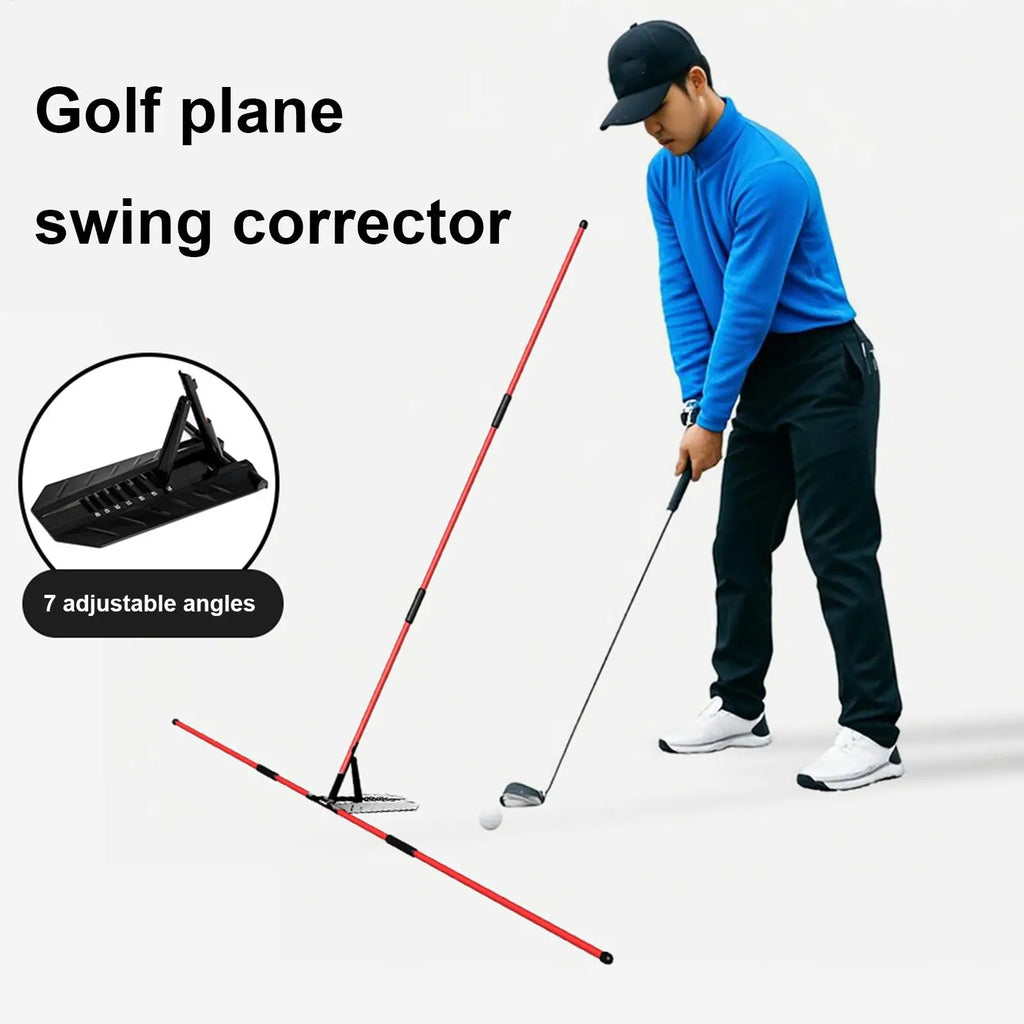 Golf Swing Alignment Rod Sticks Holder Angle Adjustment Postures Zpaxo