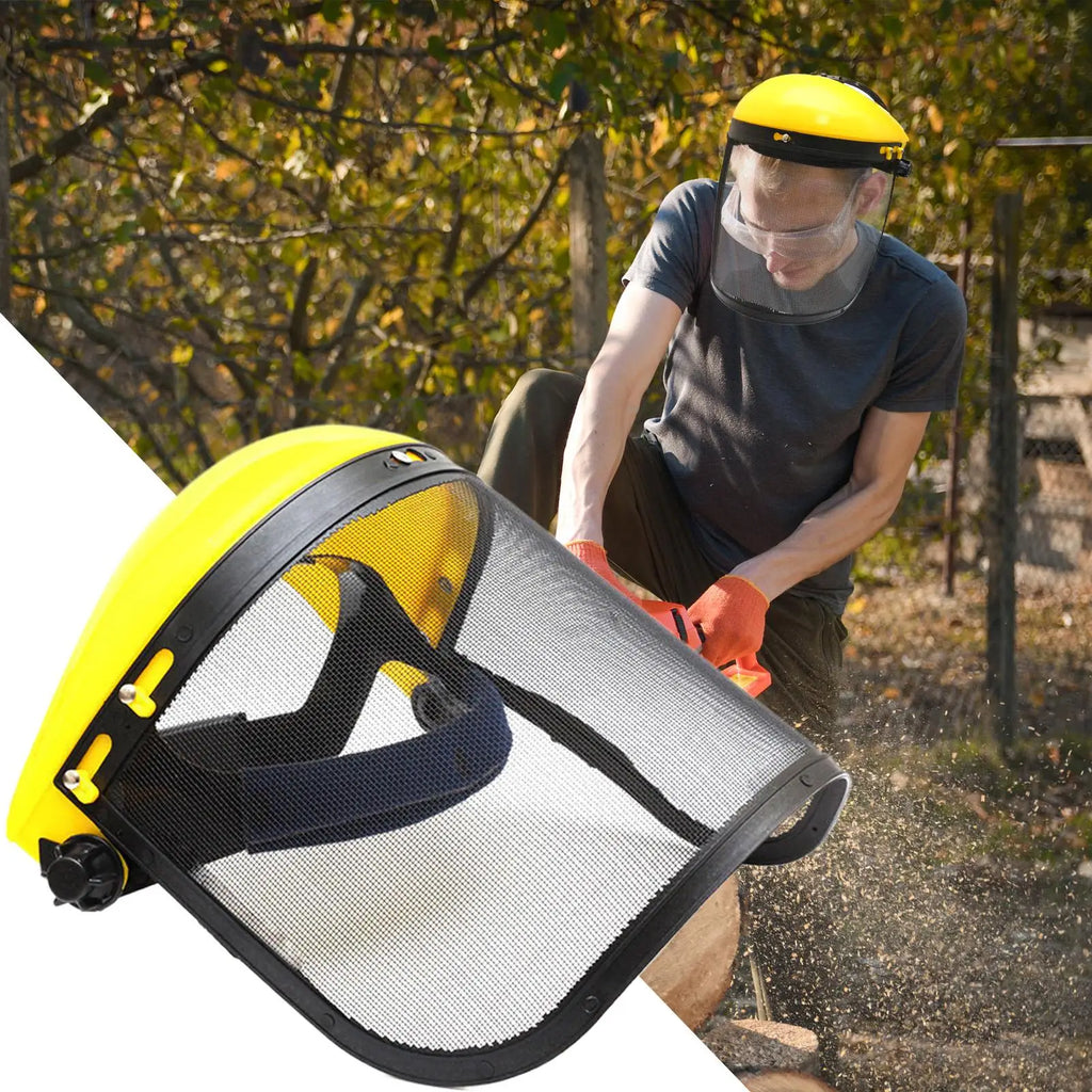 Protective Face Shield Safety Masque Adjustable Headgear Wire Visor Zpaxo Default Title