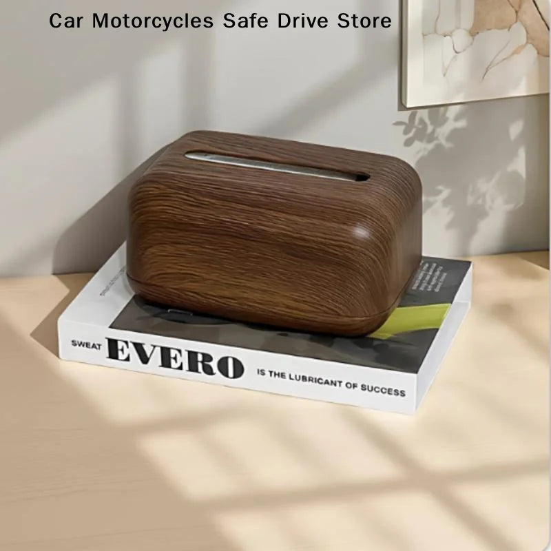 CMNew Chinese-style Simple Walnut Tissue Box Household Solid Wood Zpaxo