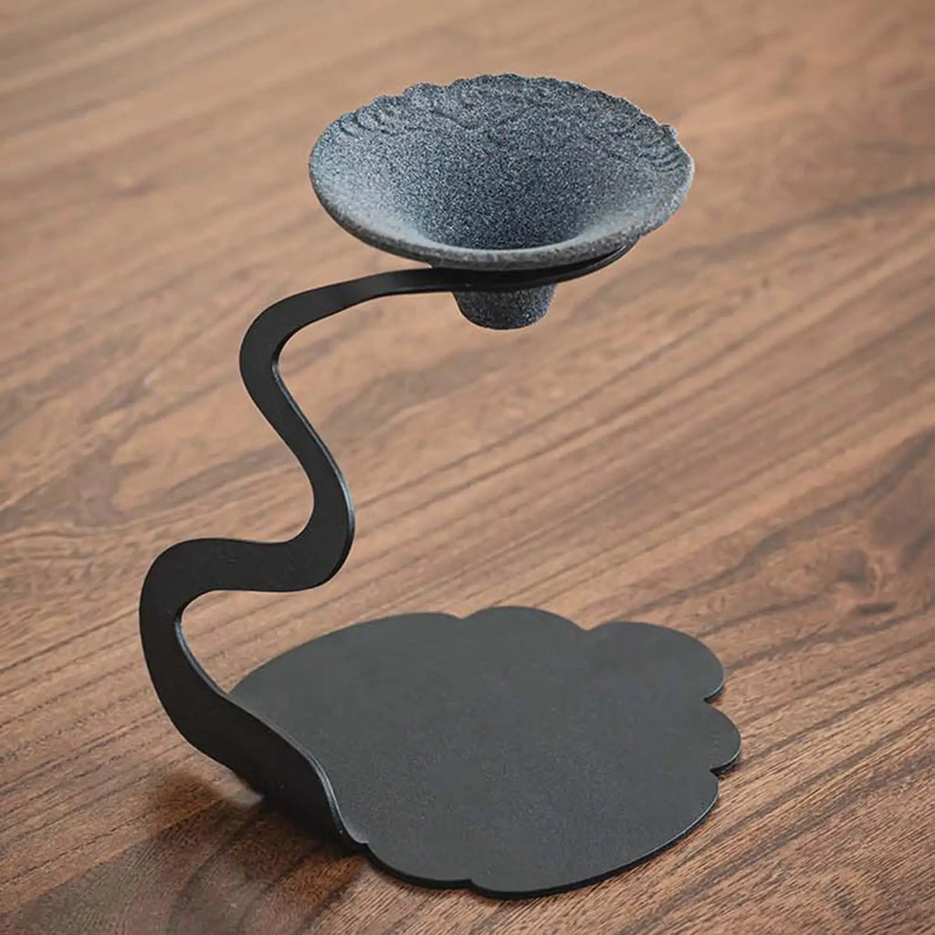 Tea Strainer No Hole Leaf Colander Iron Stand Strainers Loose Zpaxo