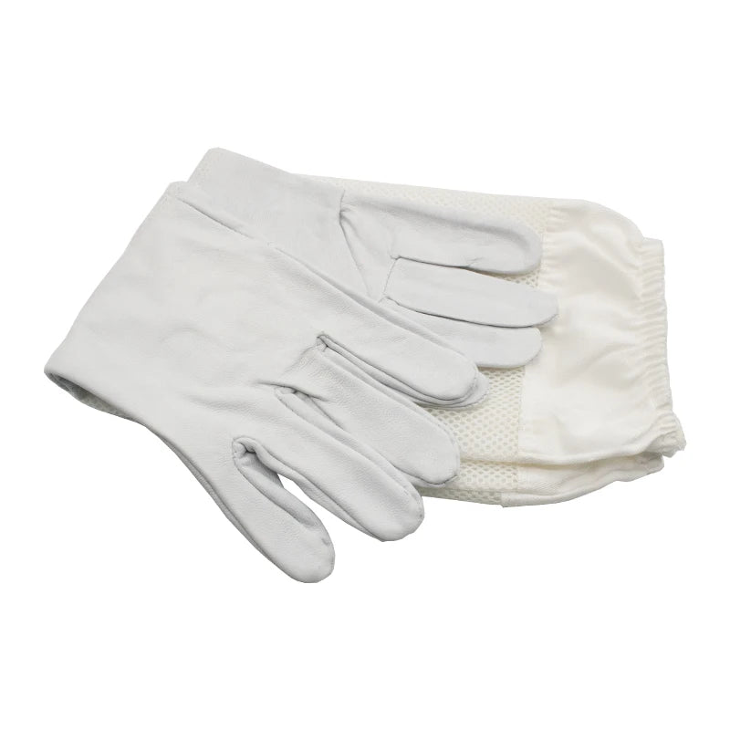 Beekeeper Gloves Protective Sleeves Ventilated Professional Anti Bee Zpaxo
