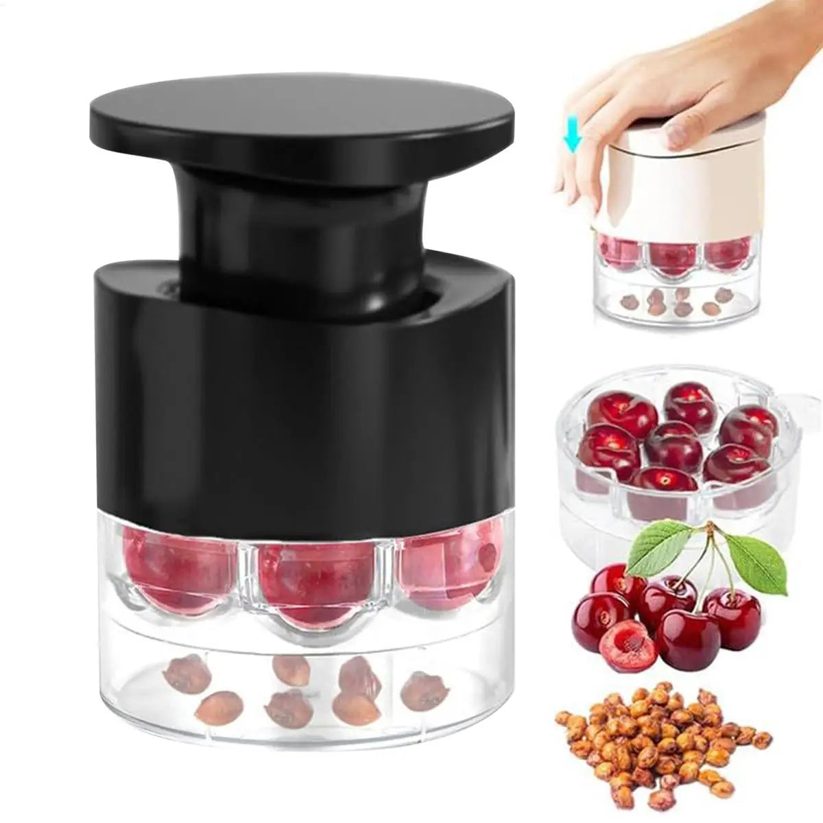Easy-press Cherry Pitter 7 Holes Olive Seed Squeeze Tool Stoner Zpaxo