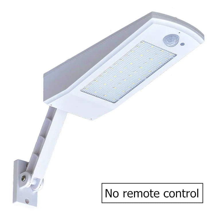 Upgraded Solar Panel Light Outdoor Waterproof Street Rotable Pole Zpaxo white without contro White -6000K