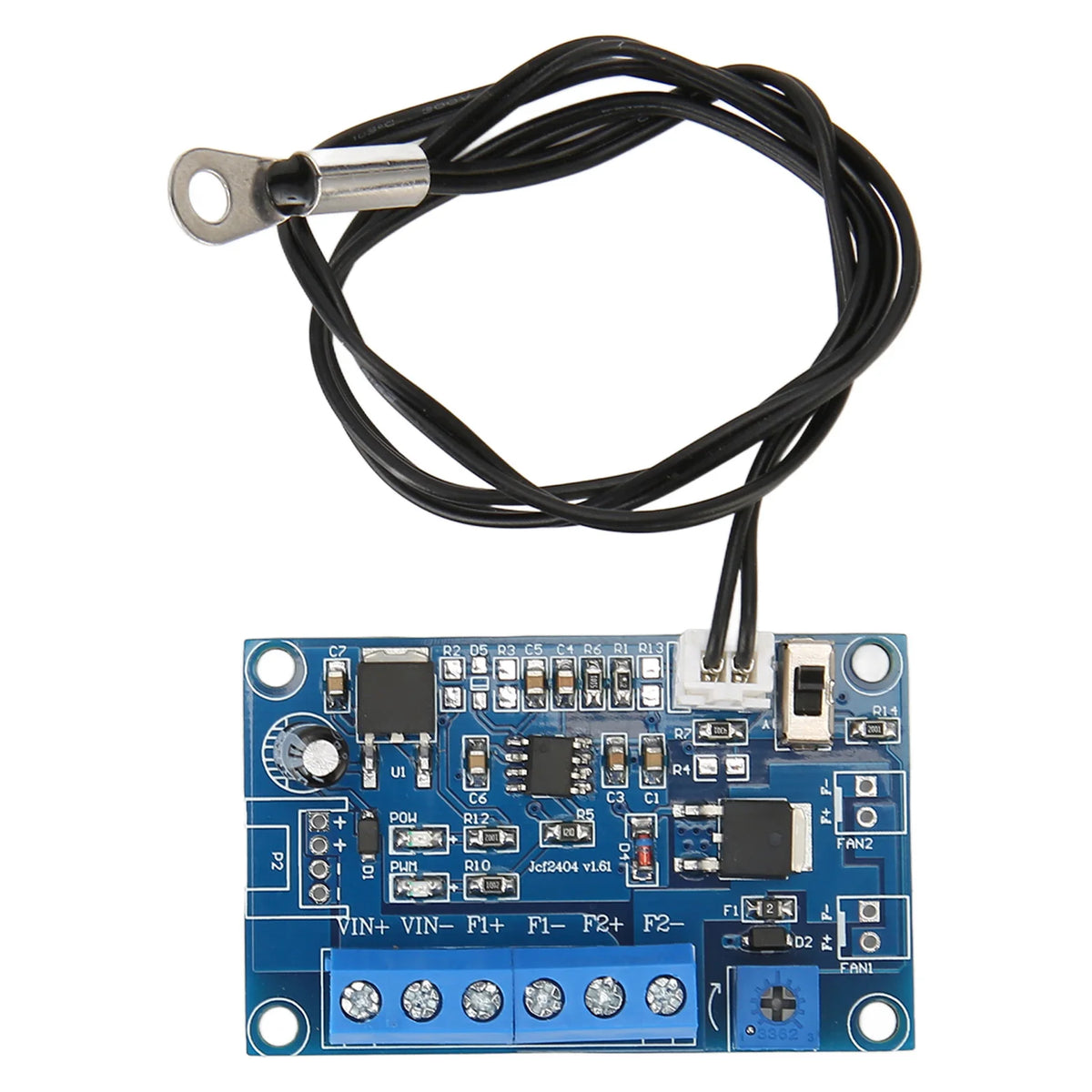 Fan Speed Controller Easy Connection Stable Cable Adjustable Fixed Zpaxo