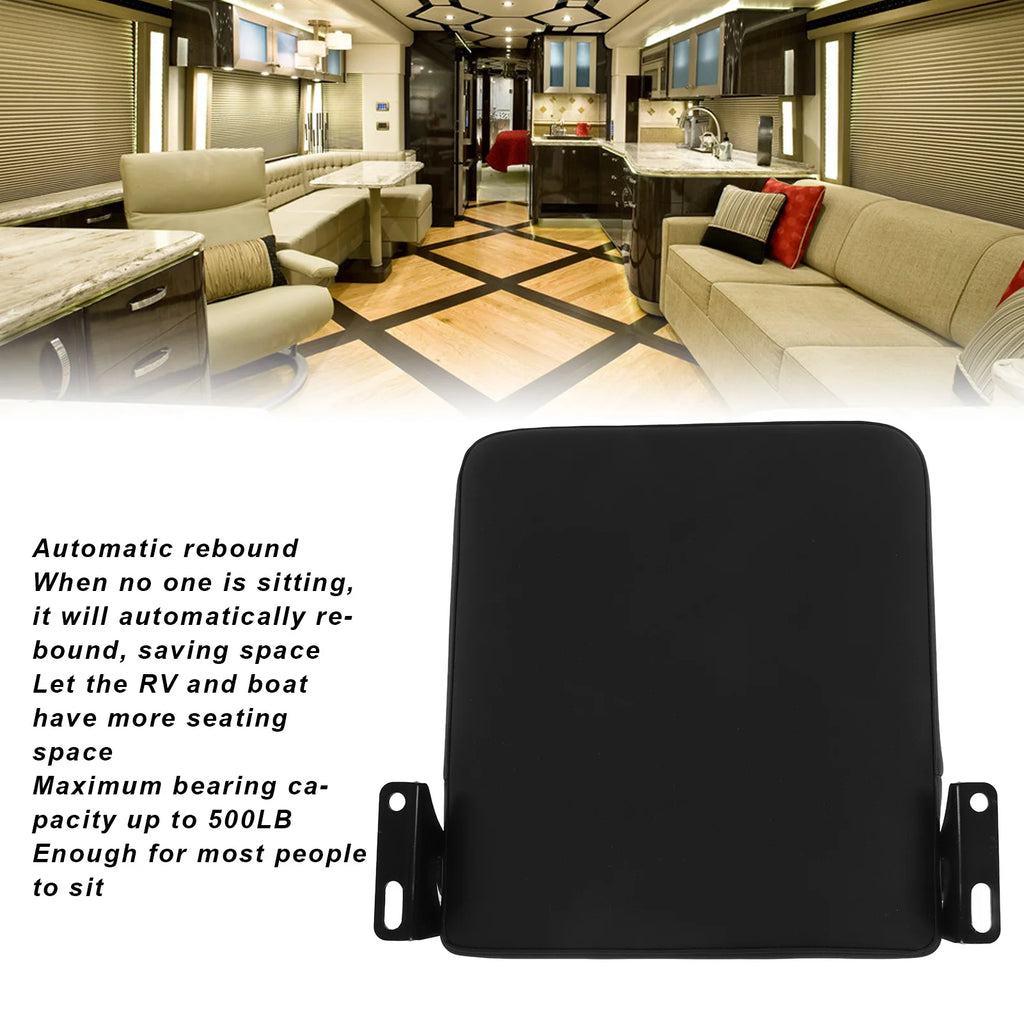 RV Automatic Folding Seat 500LB Maximum Load Space Saving Zpaxo