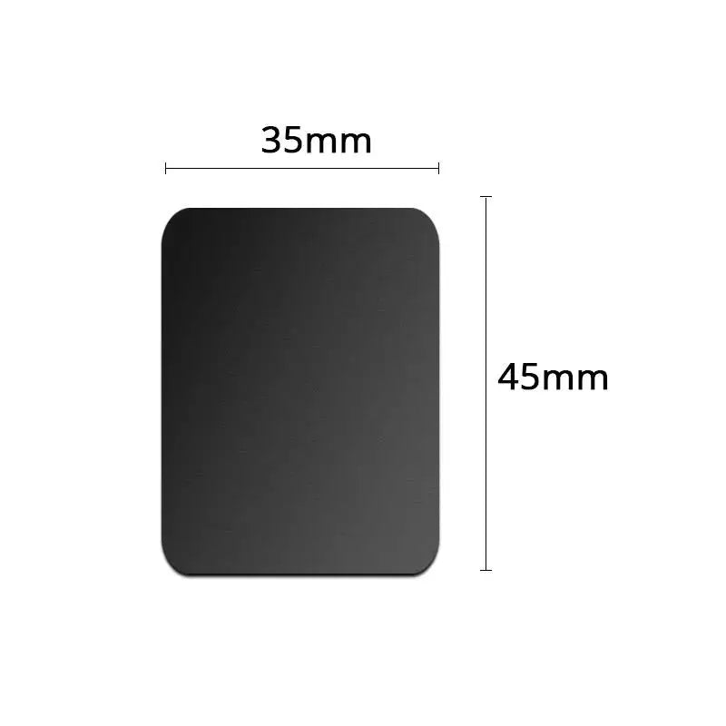 5pcs Magnetic Metal Plate Magnetic Car Phone Metal Plate Disk Universal Metal Disk Sticker Mount Mobile Phone For iPhone Xiaomi Zpaxo 1PCS Black 35x45