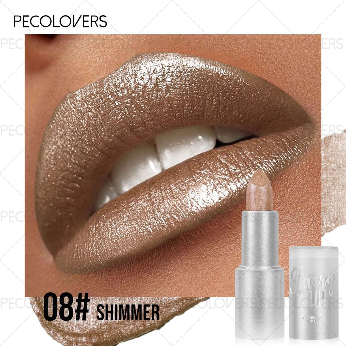 1 pc Long-lasting Shine Lip Glossy Moisturizing, Lip Oil, Hydrating Lipstick，Suitable for Daily Use, Parties, Music Festivals Zpaxo 08