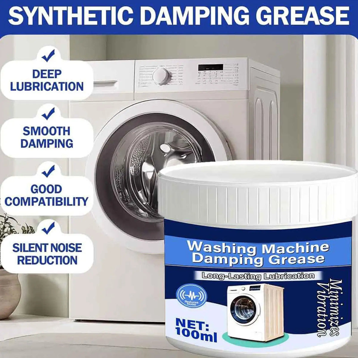 Washing Machine Damping Grease Viscosity Shock Absorption Lubricant Zpaxo