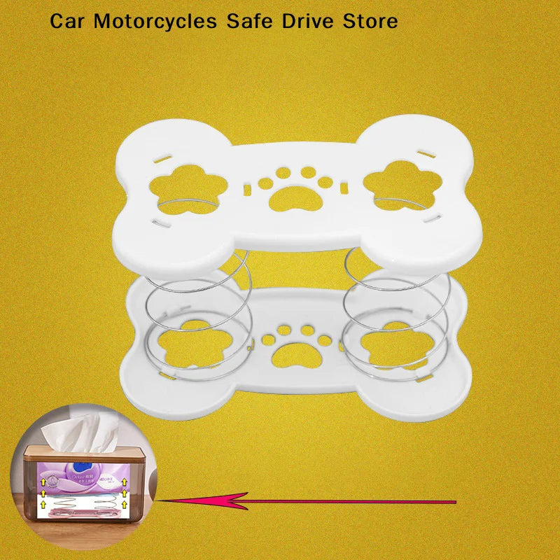 CMCreative Automatic Lift Spring Holder Tissue Box Loaded Bracket Car Zpaxo
