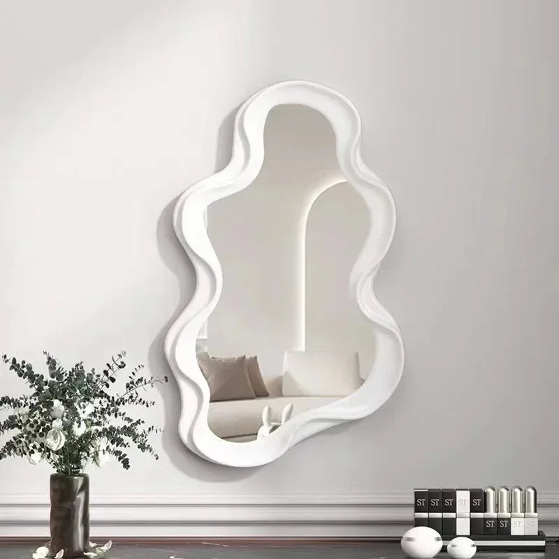 Irregular-shaped Tabletop Vanity Mirror Cloud-shaped Makeup Zpaxo