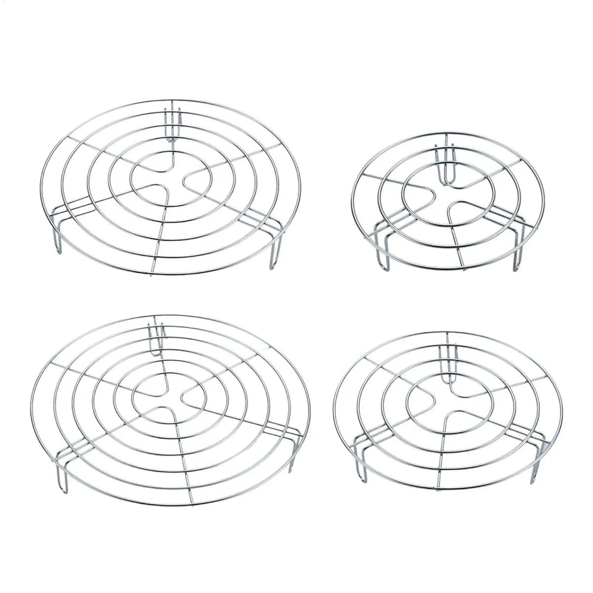 Stainless Steel Steaming Rack Pot Stand Cooling Trivet Pressure Zpaxo
