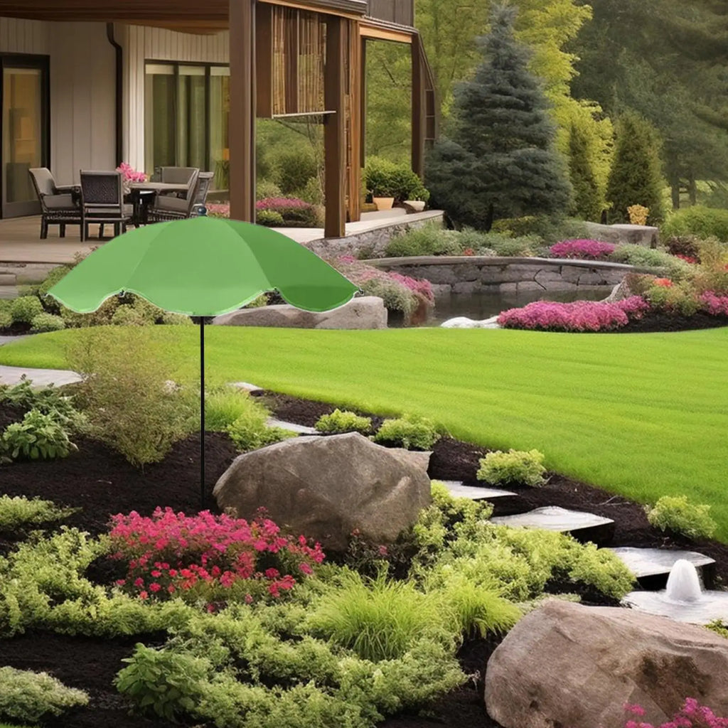 Shade Plants Double-layer Large Rainproof Stake Plant Umbrella Yard Zpaxo
