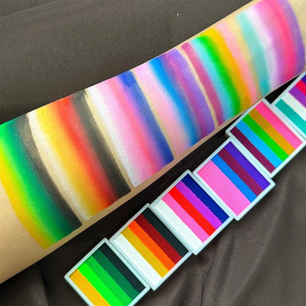 Face Body Paint Makeup Rainbow Water-soluble Colorful Painting Zpaxo