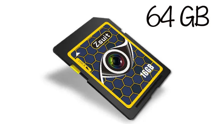Zsuit High-speed Memory Cards SD Cards 64GB 256GB Class10 U3 SD Chip Card 128GB Universal Camera UAV/TV Series 4k HD Big Cards Zpaxo FW-black--64gb