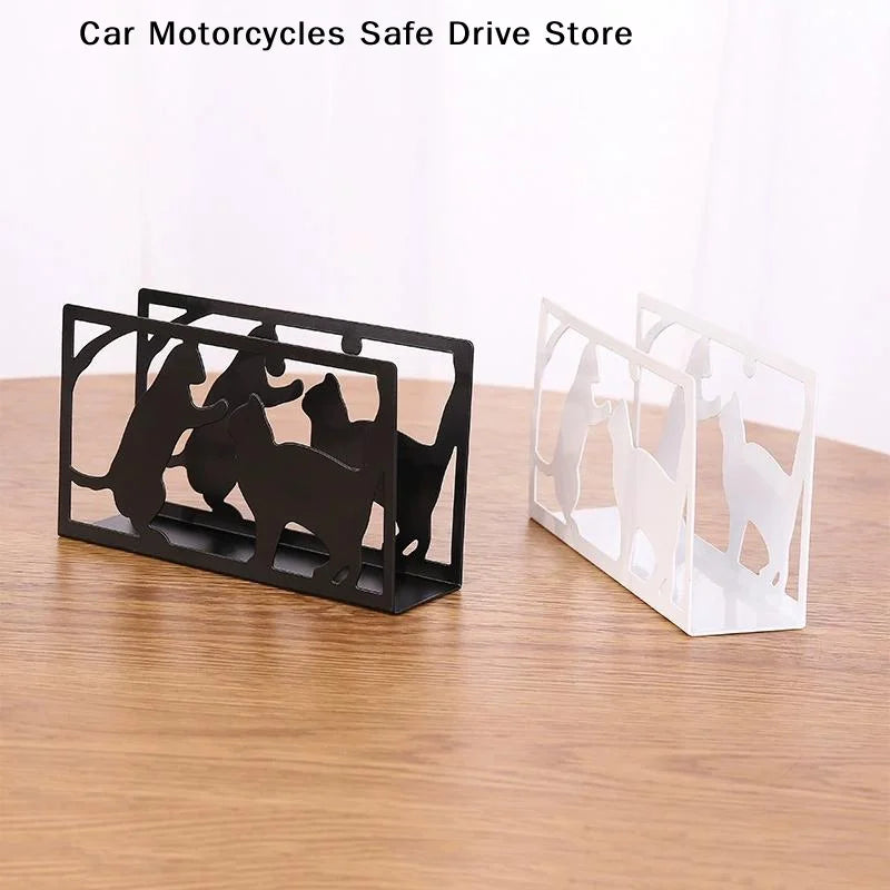 CM1Pc Elegant Iron Art Tissue Box Homestay Napkin Holder Kitchen Zpaxo