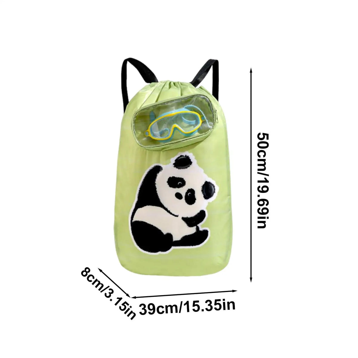Kids Pool Bag Drawstring Backpack Beach Sandproof Daypack Outdoor Zpaxo