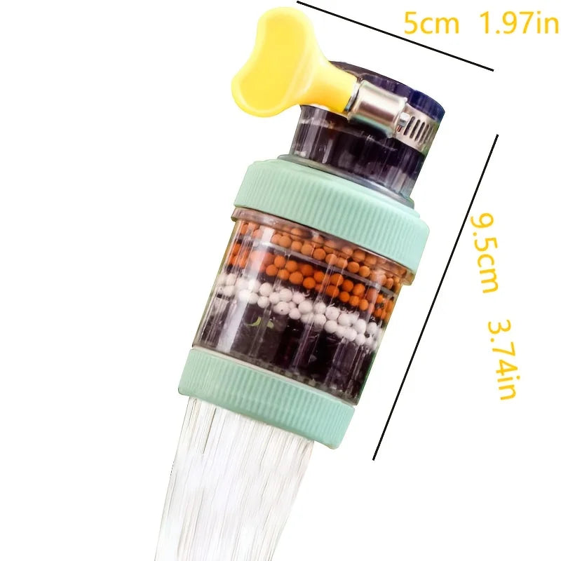 Faucet Filter Kitchen Household Water Purification Tool Six-layer Zpaxo