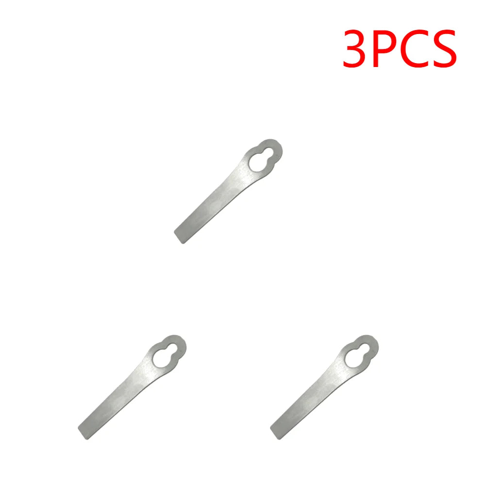1- Stainless Steel Lawn Mower Blade Mowing Machine Blades Grass Zpaxo B 3PCS