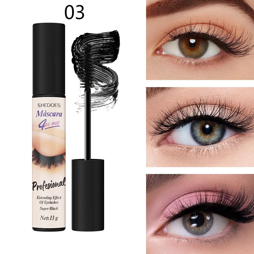 Eye Black Waterproof Anti Smudge Durable Curly Thick Easy Apply Zpaxo 8877-03