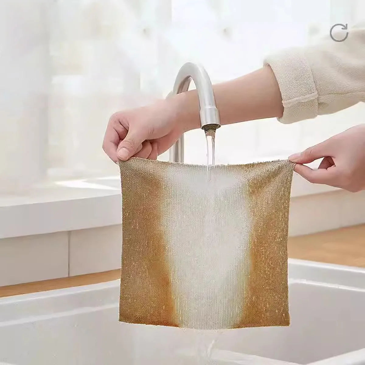 Box Pull-out Disposable Rags Kitchen Household Absorbent Microfiber Zpaxo
