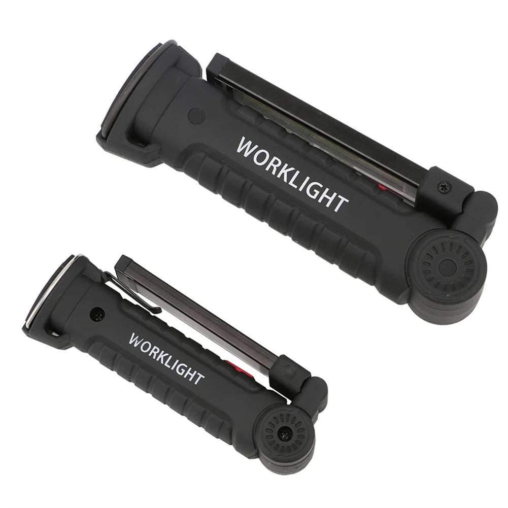 Portable COB LED Work Light USB Rechargeable Flashlight Inspection Zpaxo