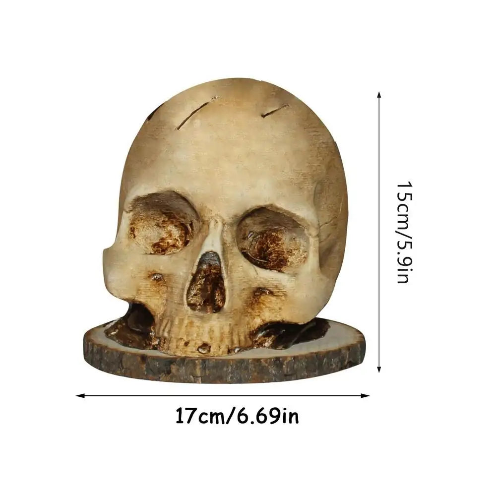 Skull Knife Holder For Kitchen Storage, Horror Kitchen Storage Head Rack Scary Party Storage Rack For Halloween Decoration Zpaxo 01 China Mainland